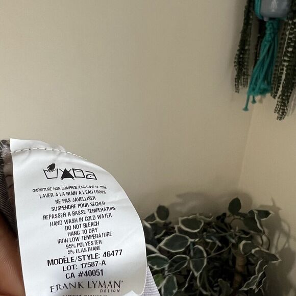 Frank Lyman Cardigan Jacket Open Front Art to Wear 3/4 Sleeves Artsy US 6 New - Picture 5 of 5